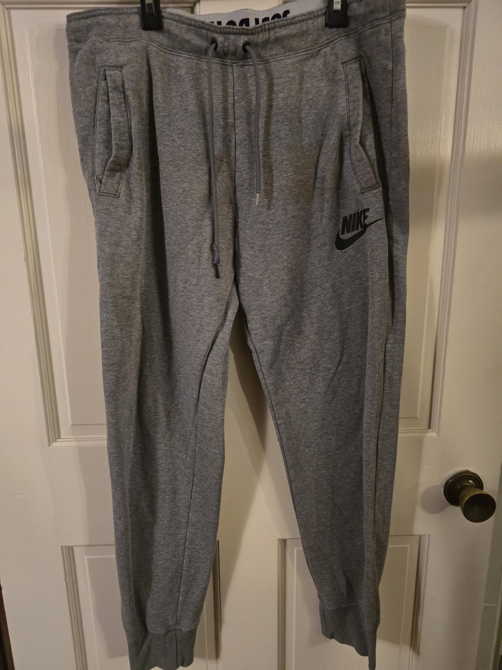 Nike Mens Grey Fleece Jogger Sweatpants #238